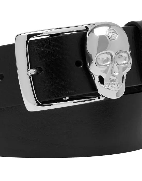 Leather Belt Skull