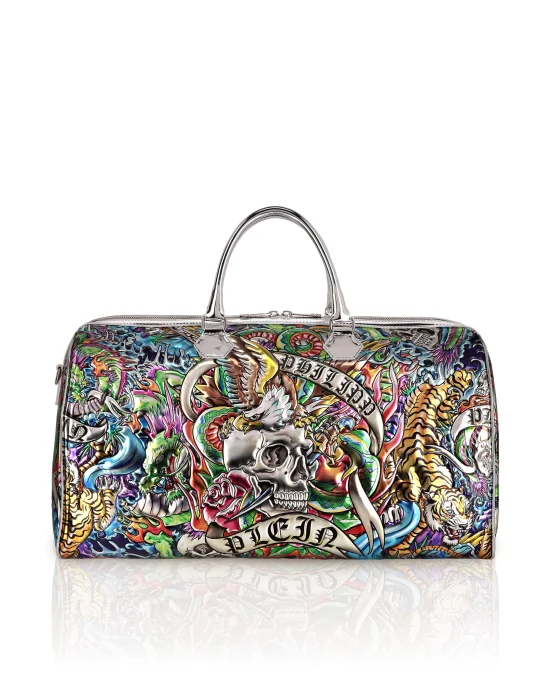 Mirror Leather Handle Bag Tattoo