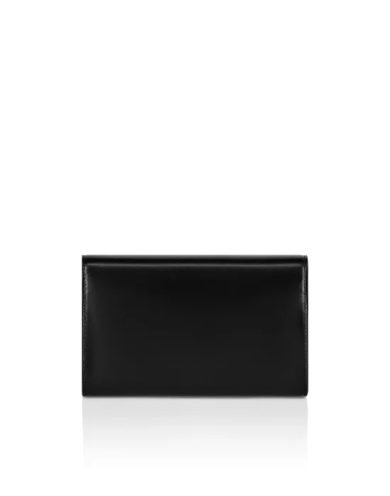 Small Leather Clutch Eagle Belts Skull