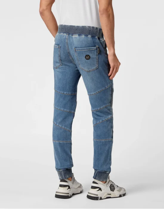 Denim Jogging Trousers