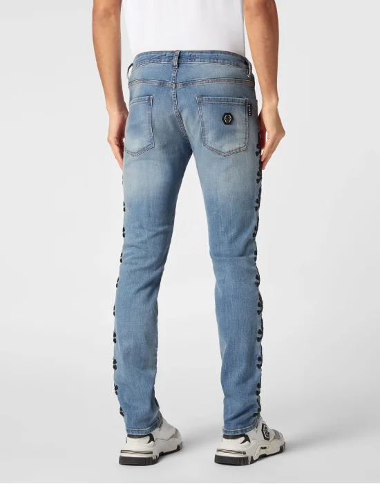 Super Straight Cut Trousers Skull