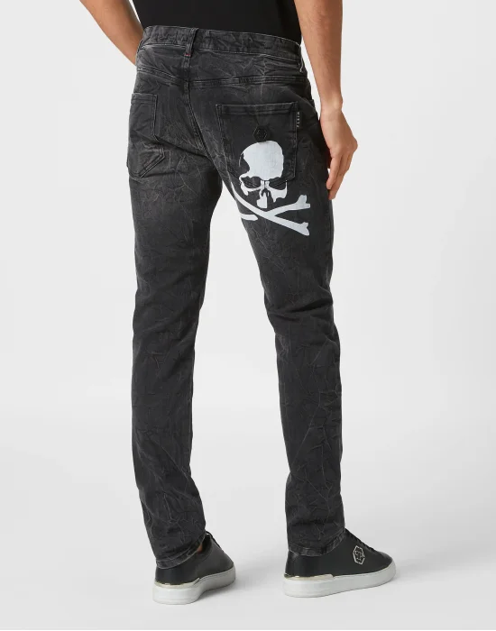 Super Straight Cut Trousers Skull