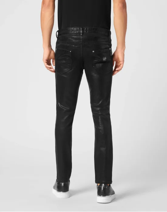 Denim Skinny Basic Trousers