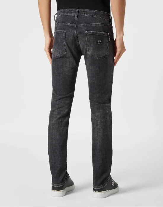 Denim Super Basic Straight Trousers