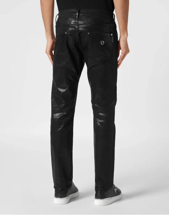 Denim Super Basic Straight Trousers