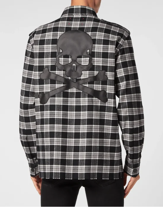 Shirt Oversize LS Skull & Bones