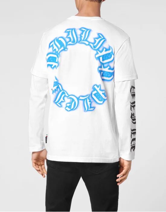 T-shirt Round Neck LS Gothic Plein
