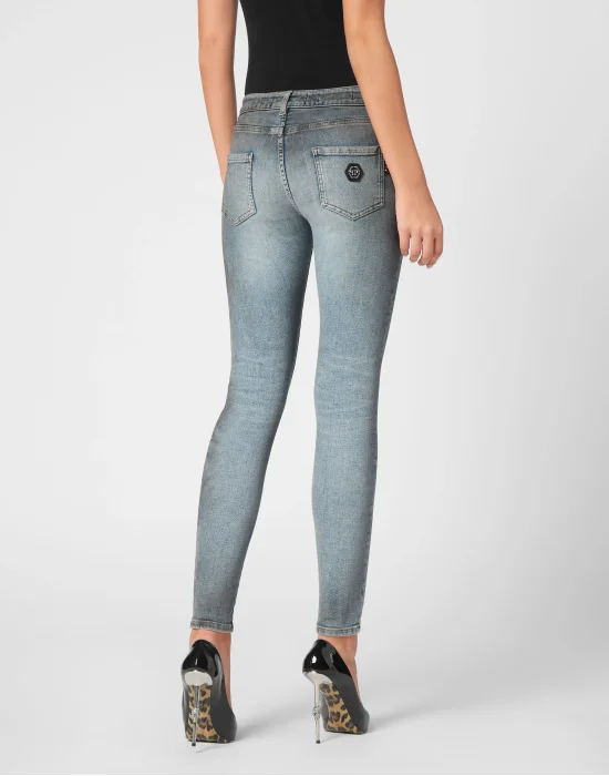 Denim Jeggings Heart