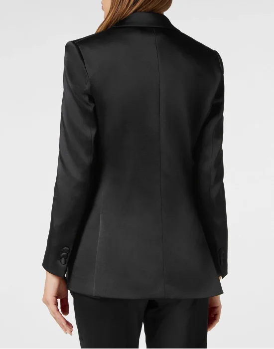 Basic Satin  Regular Fit Blazer