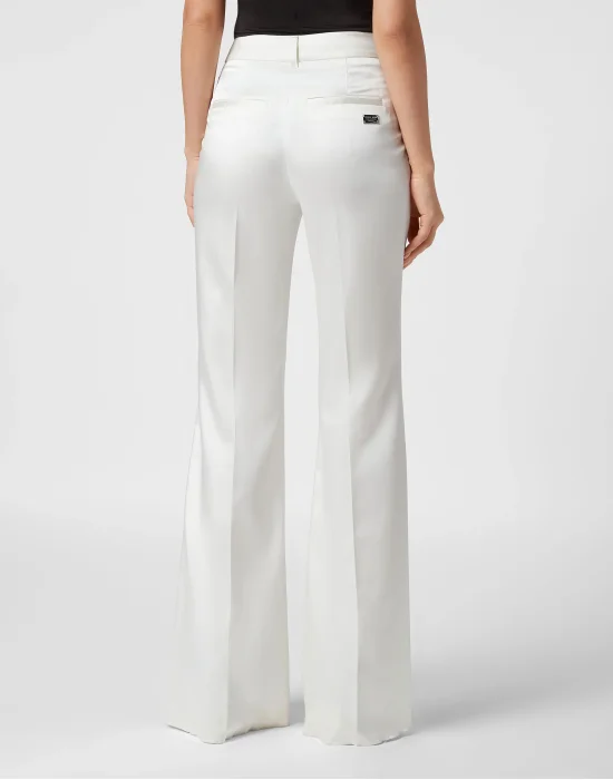Basic Satin Flaire Trousers