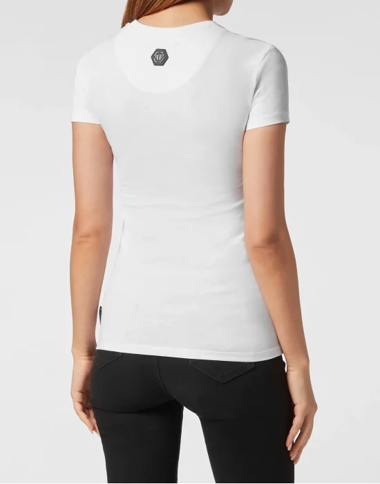 T-shirt Roundneck SS with Crystals Tattoo