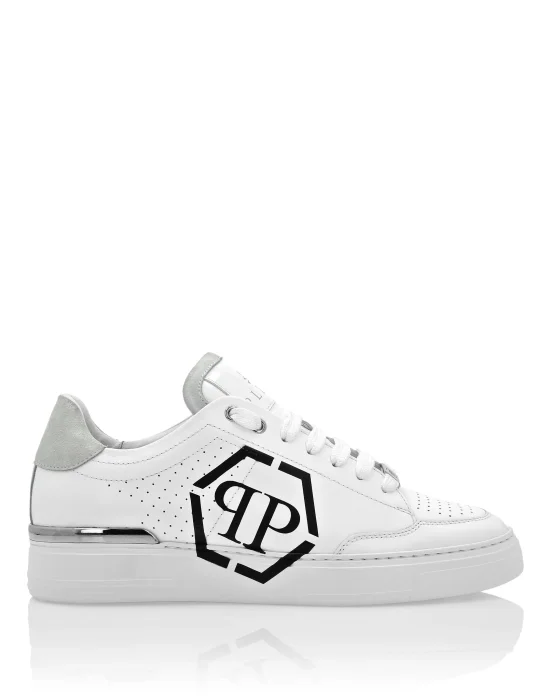 Lo-Top Leather Sneakers Hexagon