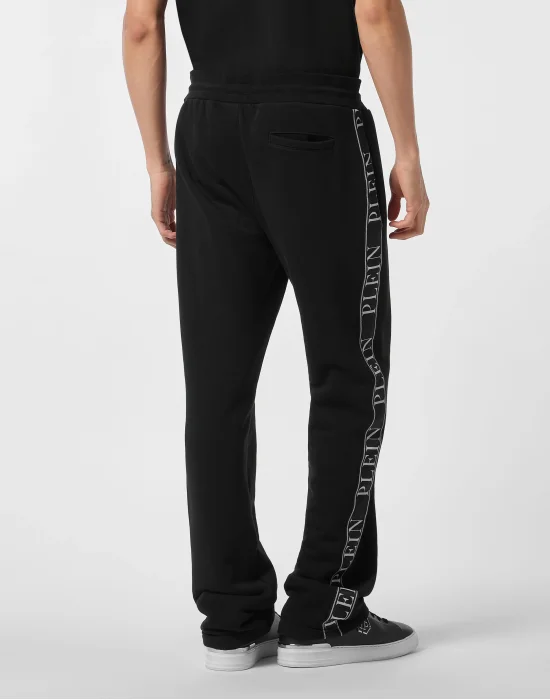 Fleece Tracksuit Pants Plein Tape