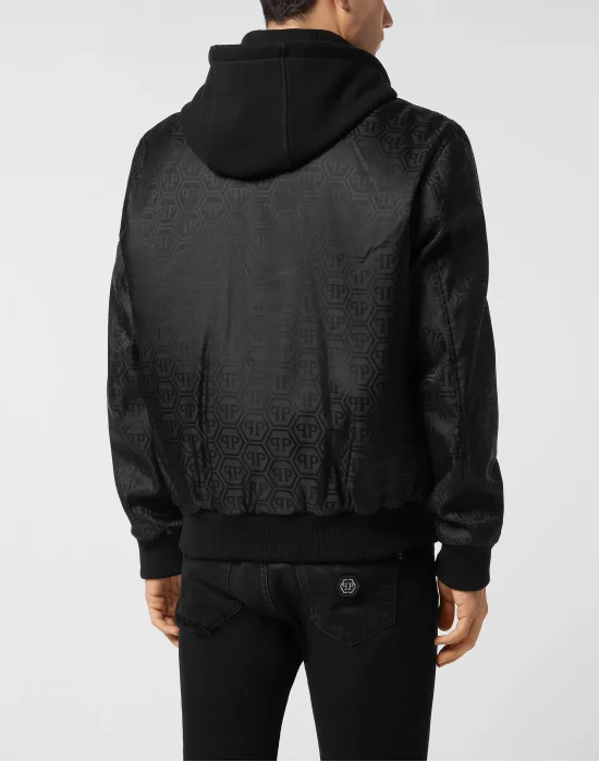 Nylon Hooded Bomber