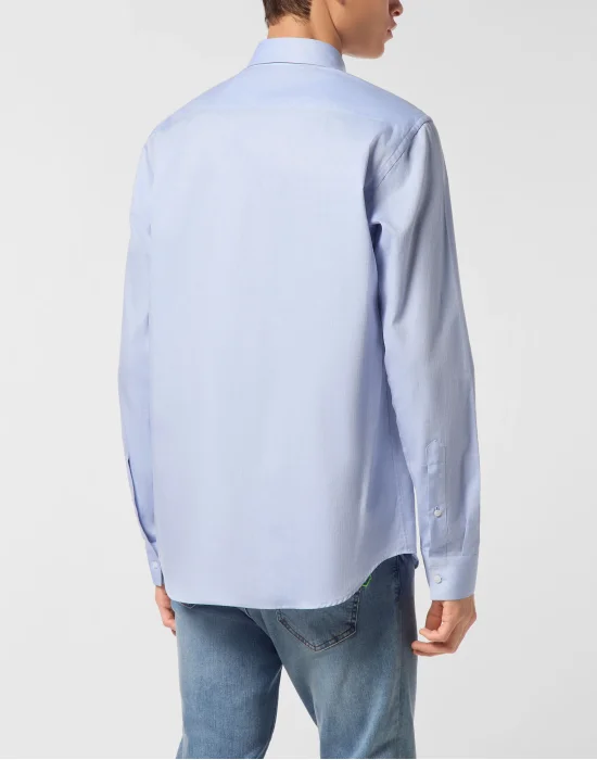 Regular Fit Shirt Herringbone