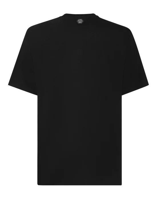 Round Neck T-Shirt Glass Skull
