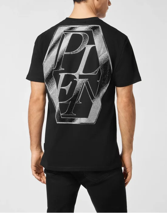 Round Neck T-Shirt Metal Plein