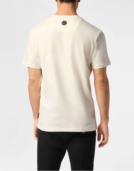 Round Neck T-Shirt Full Of Stones Plein