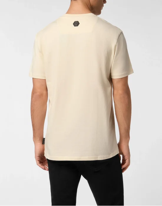 Printed Round Neck T-Shirt Skull & Bones