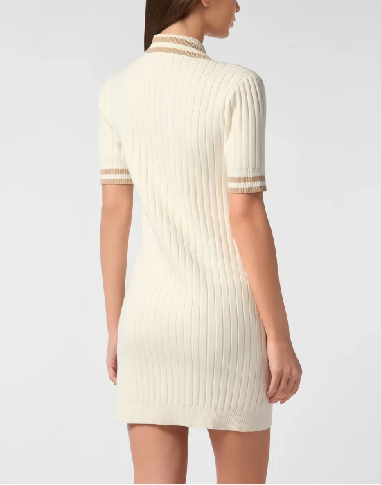 Knit Polo Dress