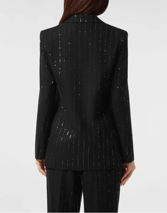 Paillettes Boyfriend Fit Blazer