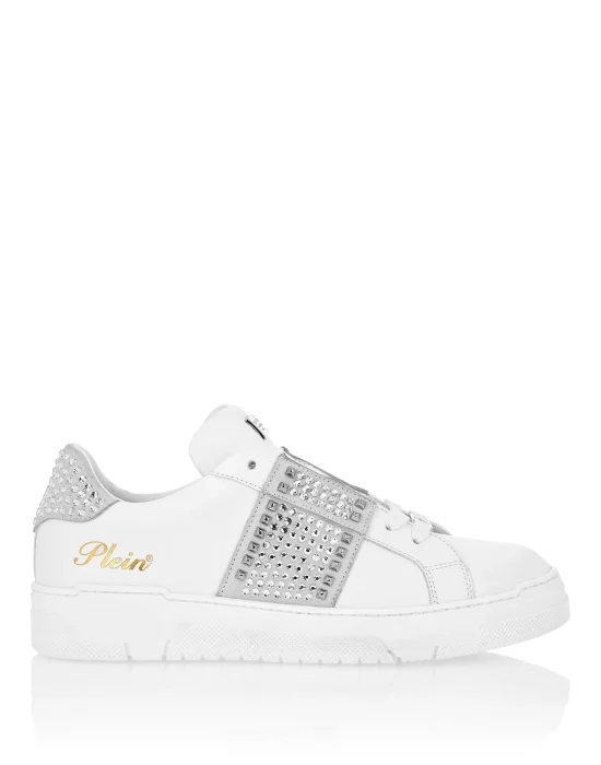 Low Top Sneakers Strass Studs