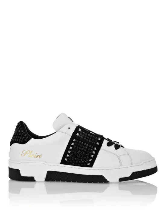 Low Top Sneakers Strass Studs