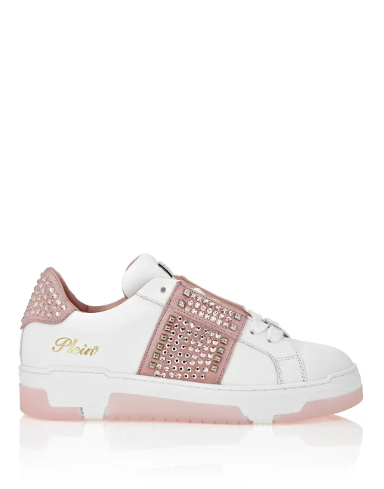 Low Top Sneakers Strass Studs