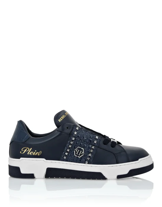 Low Top Sneakers Mix Strass Cocco