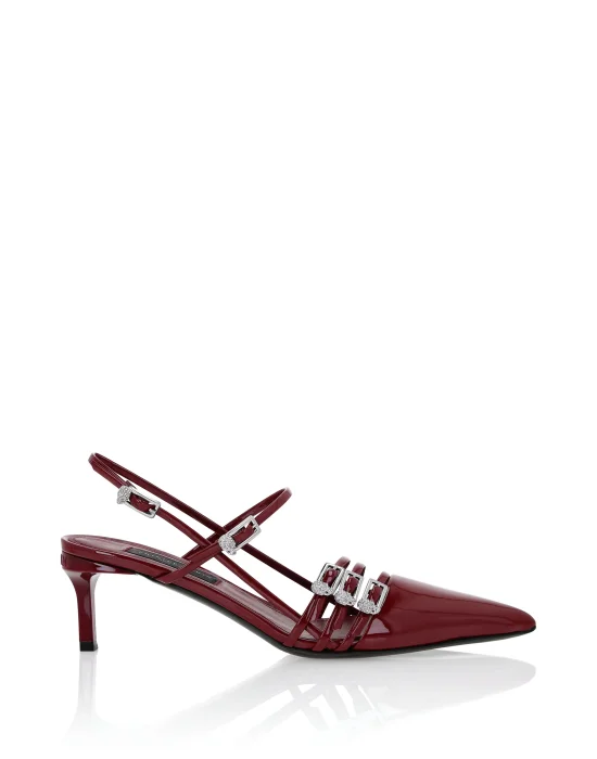 Multi-Strap Mid-Heel Slingbacks 5