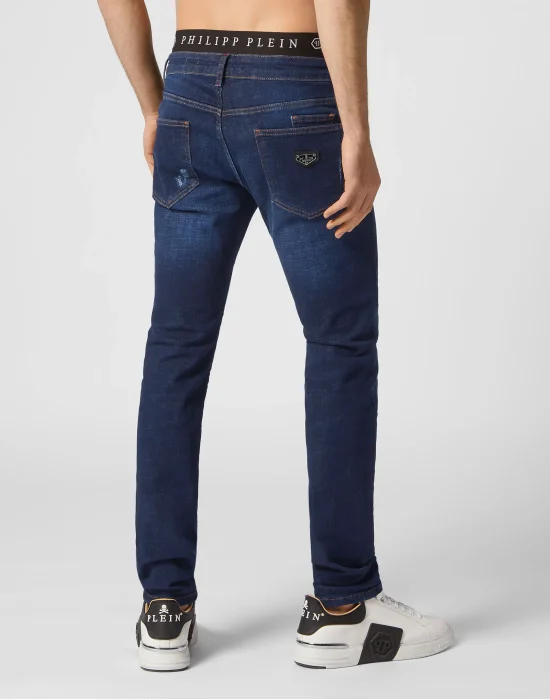 Denim Trousers Super Straight Cut Basic