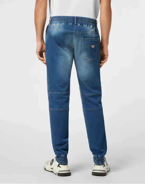 Denim Jogging Trousers Basic