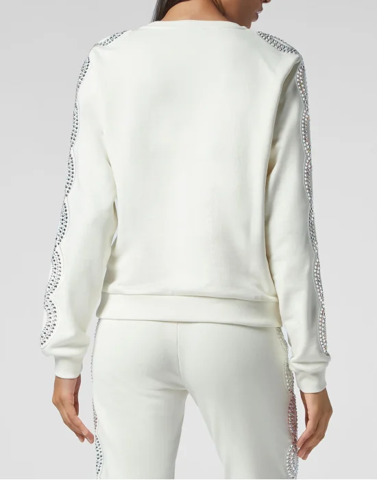 Sweatshirt LS Crystal Cable