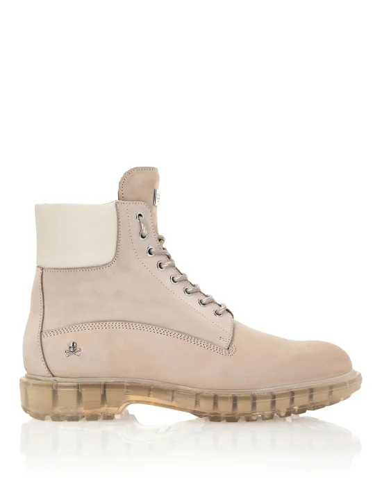 Nabuk Boots Low Flat The Hunter