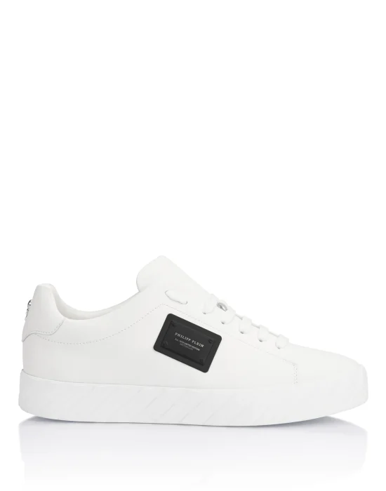 Nappa Leather Low-Top Sneakers Placca