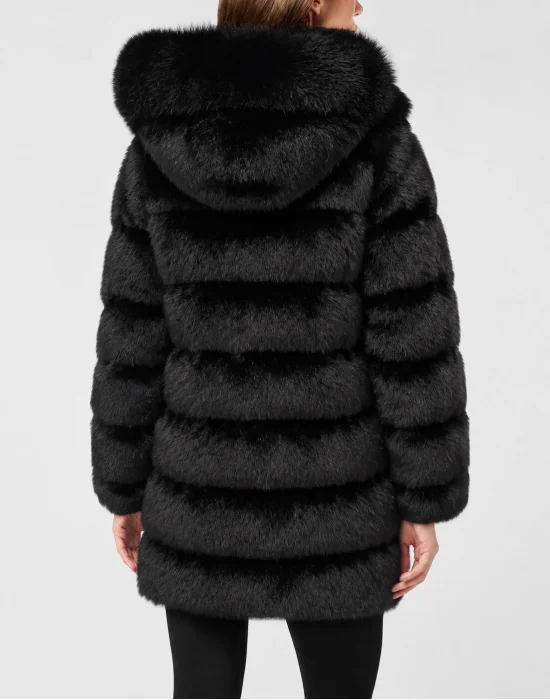 Eco Fur Coat