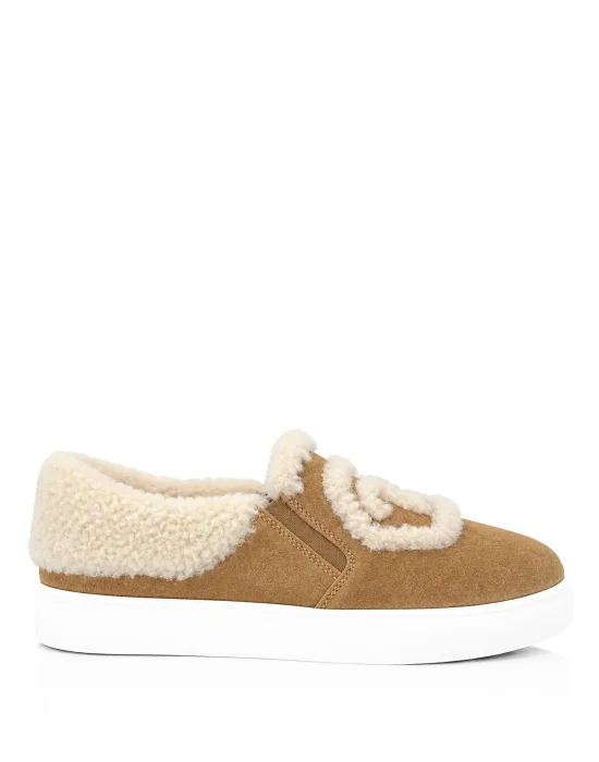Suede Low-Top Boots Montone Hexagon