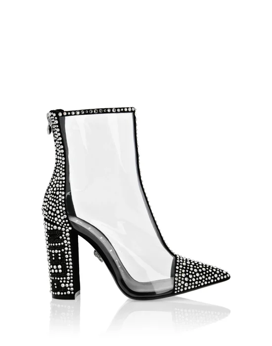 Boots High Heels Mid Crystal