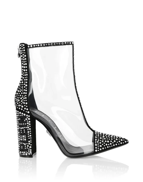 Boots High Heels Mid Crystal