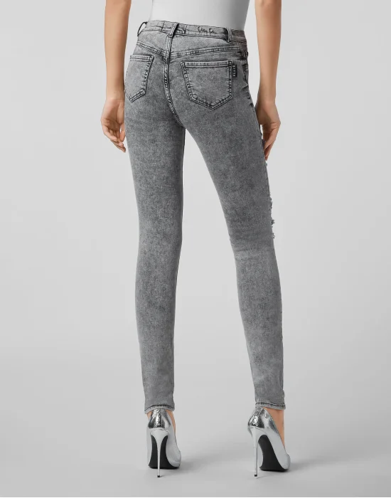High Waist Jegging Destroyed