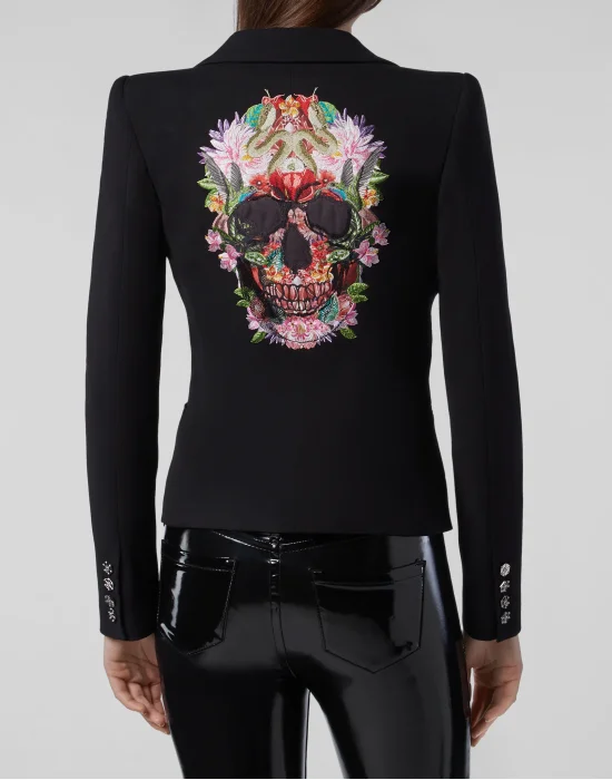 Blazer Skull and roses