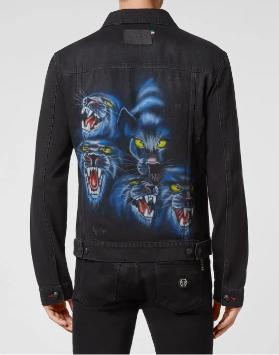 Denim Jacket Panther