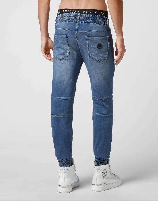 Denim Jogging Trousers