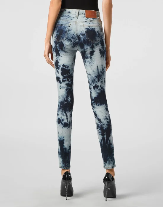 High Super High Waist Jegging Bleached