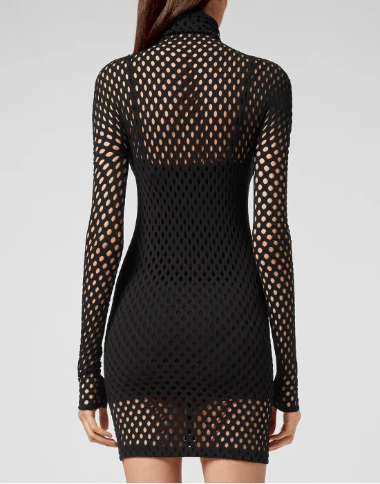 Short Dress Seamless Mesh