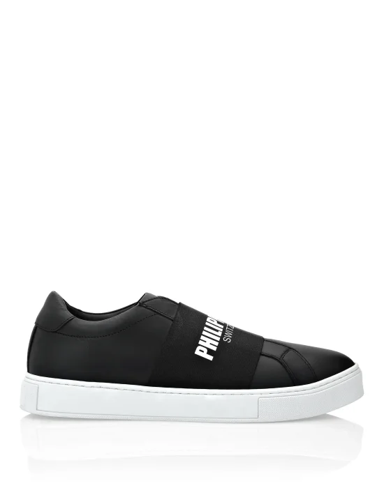 Leather Lo-Top Sneakers Philipp Plein TM