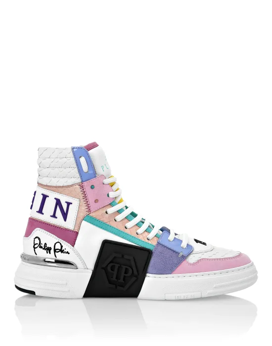 HI-TOP SNEAKERS PHANTOM KICK$ PYTHON HEXAGON