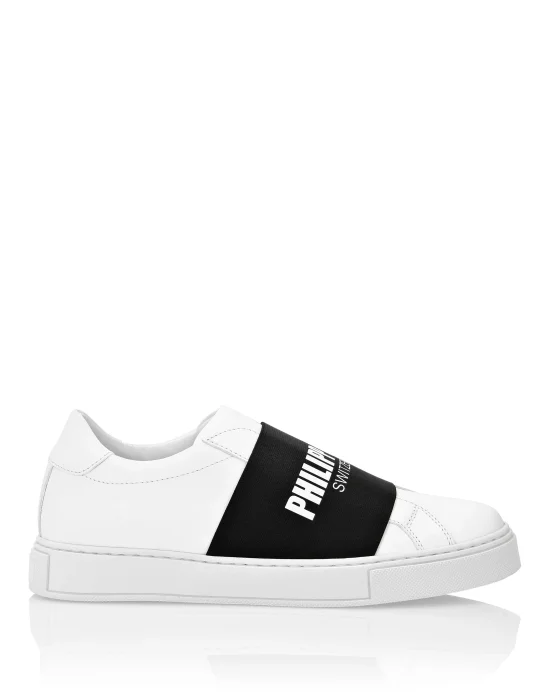 Leather Lo-Top Sneakers Philipp Plein TM