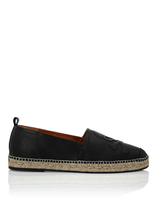 Leather Espadrillas Skull