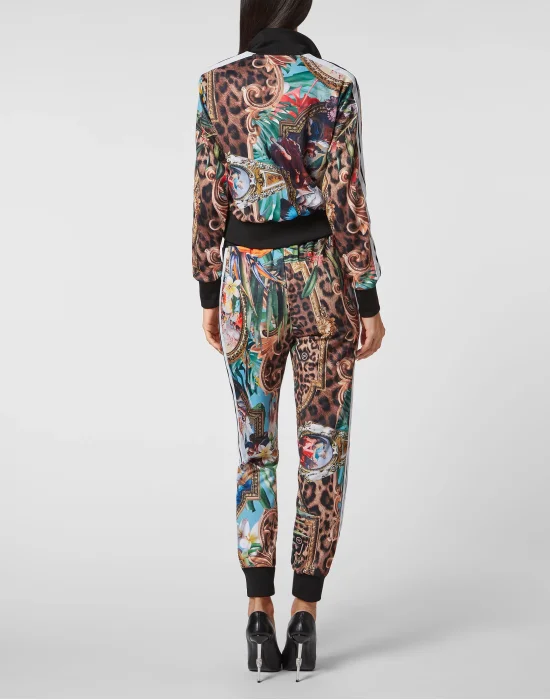 Tracksuit Top/Trousers Baroque Flowers